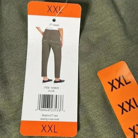 Jessica Simpson Carcie Pull On Ankle Pants NWT Size XXL - Picture 4 of 6